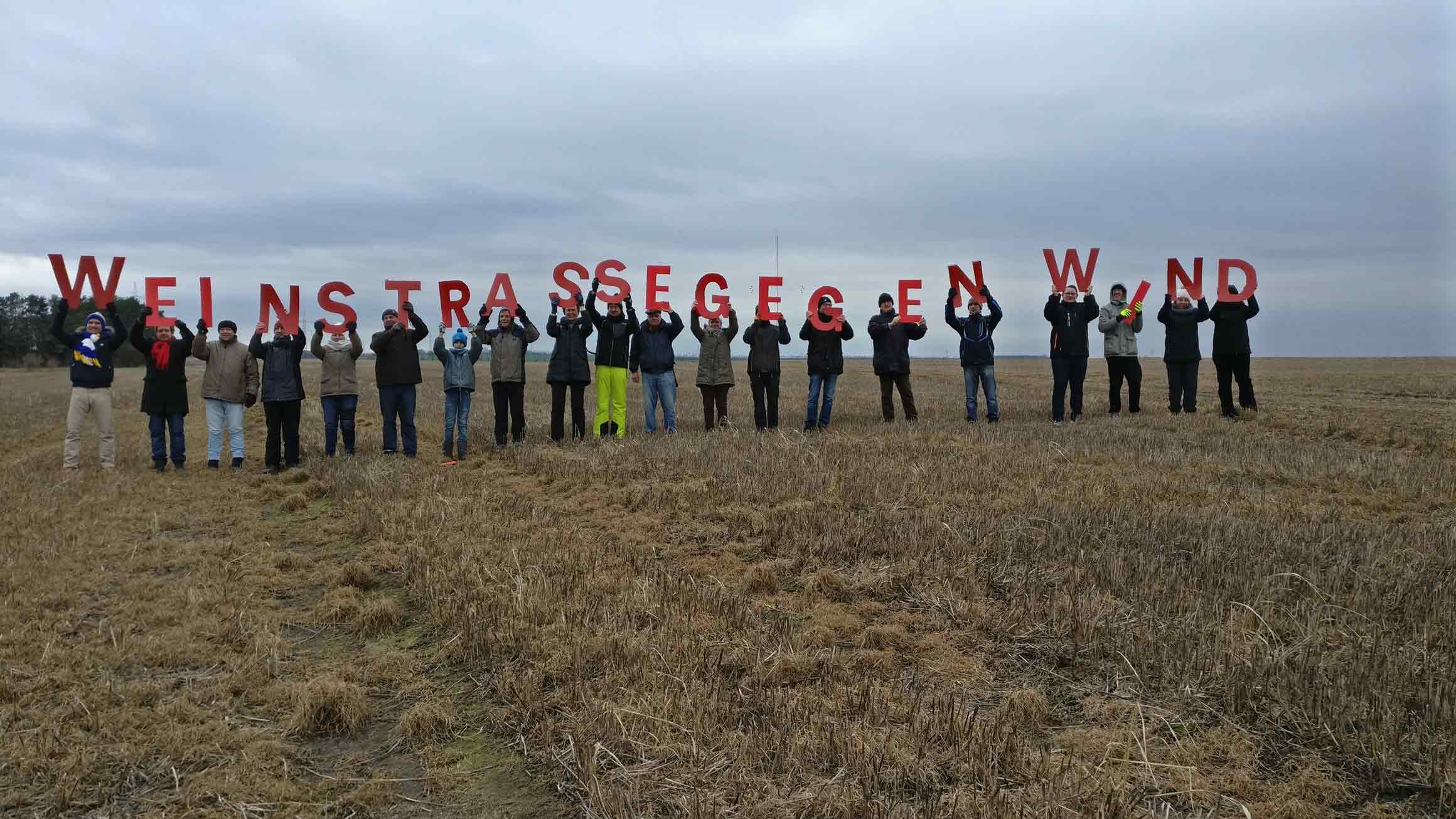 Sternwanderung zum geplanten Windpark Gebstedt